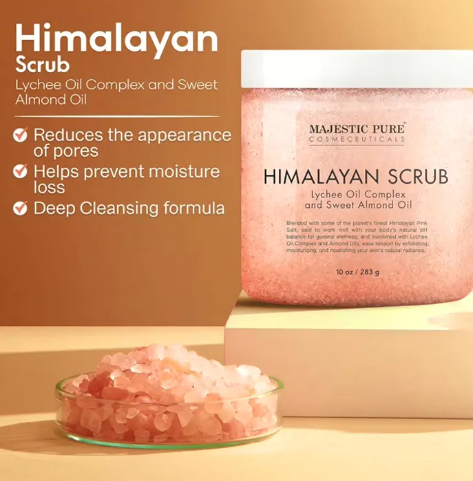 Pure Salt Exfoliant and Lychee - 10 oz