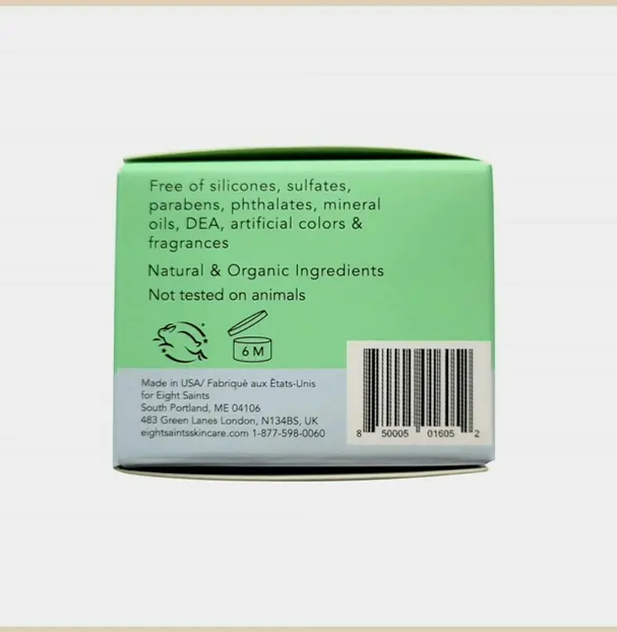 8 Saints Eye Cream - Organic Puffiness Reducer, 0.5 oz