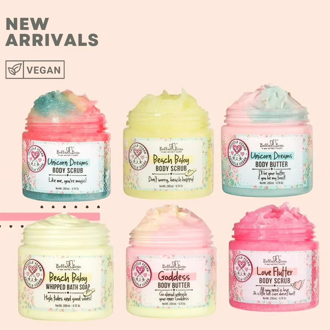 Bella & Bear Vegan Skin Care Body Scar Cream - Hydrate & Repair
