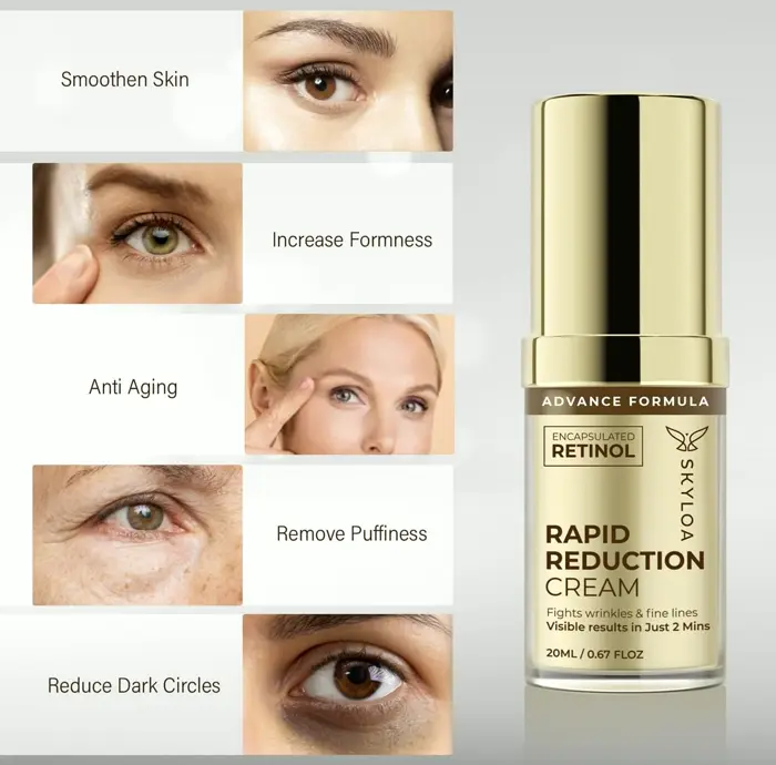 Retinol Eye Cream for Dark Circles and Wrinkles