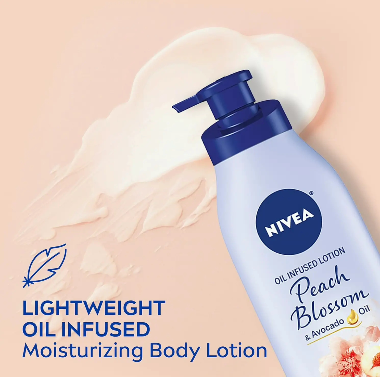 Nivea Peach Oil Body Lotion, 16.9 Oz