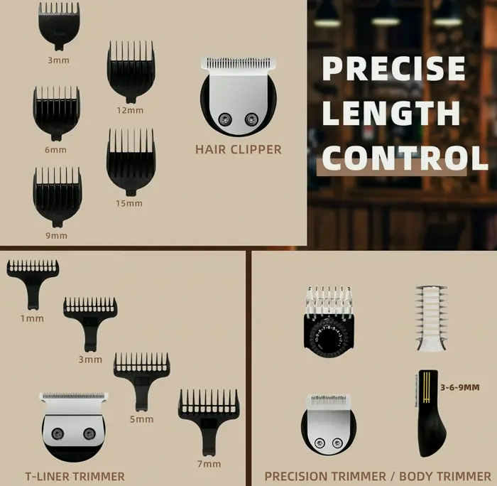 Cordless Hair Razor Grooming Kit