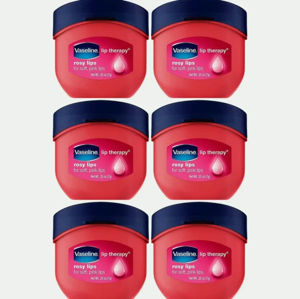 Vaseline Lip Therapy Rosy Lips Mini (Pack of 6)