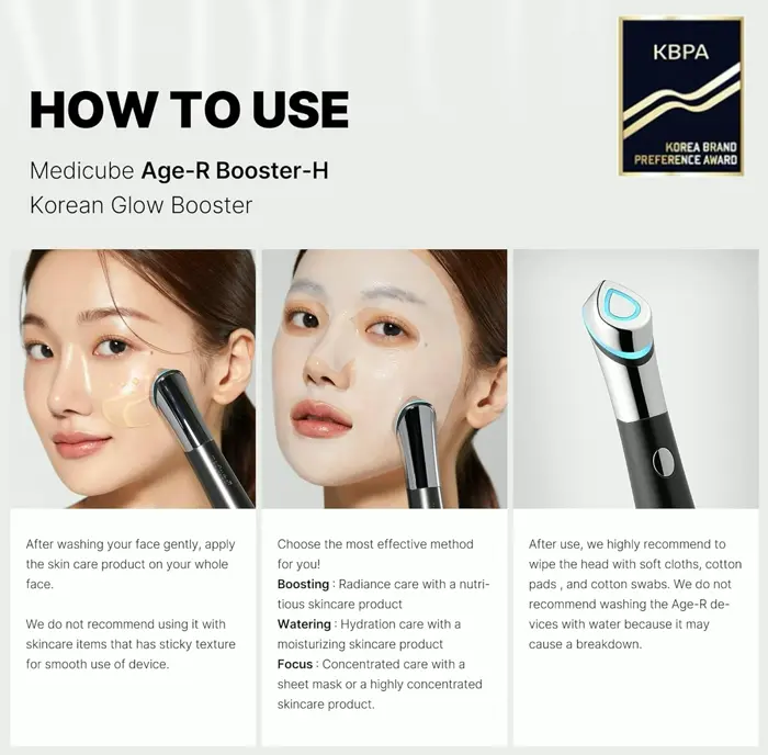 Korean Skincare Gadget - Medicube Age-R Booster H