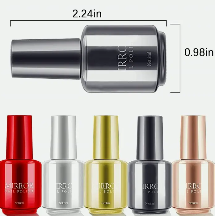 Holographic Manicure Mirror Polish