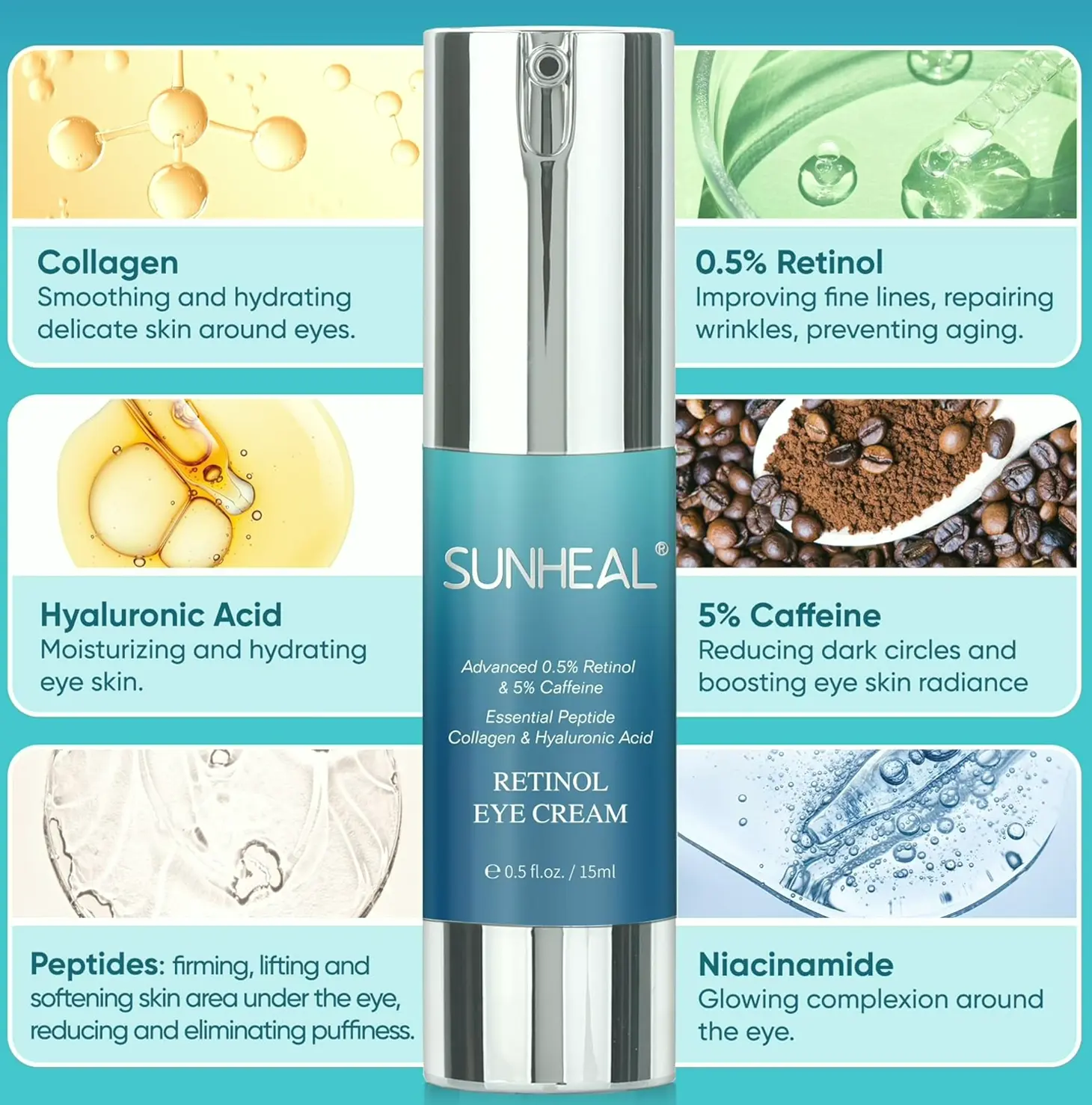 Vitamin A Eye Cream for Dark Circles & Swelling