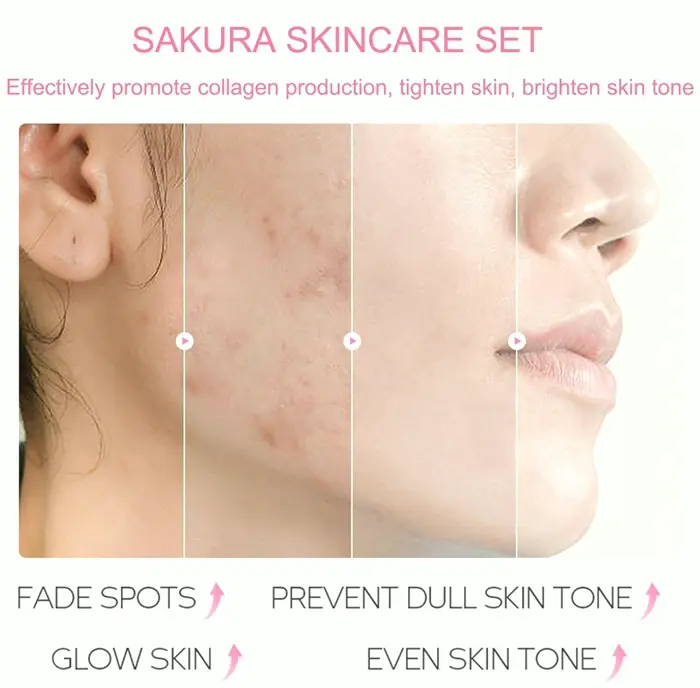 Face Skin Care Sets, Sakura Essence Complete Bundle