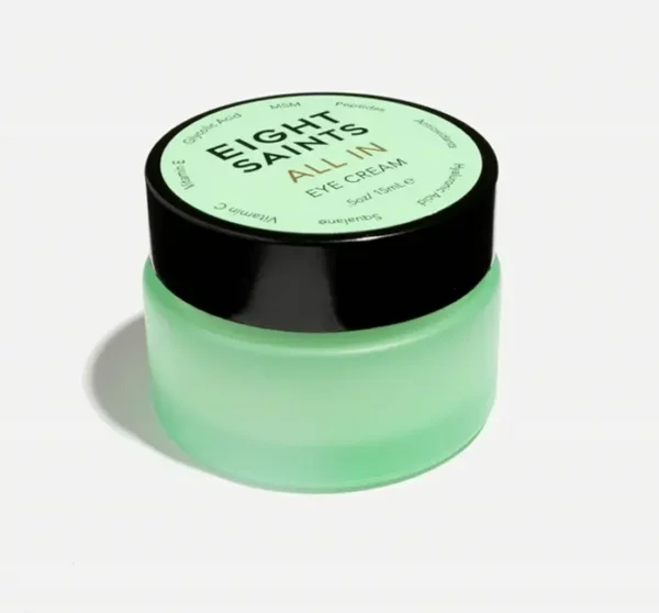 8 Saints Eye Cream - Organic Puffiness Reducer, 0.5 oz