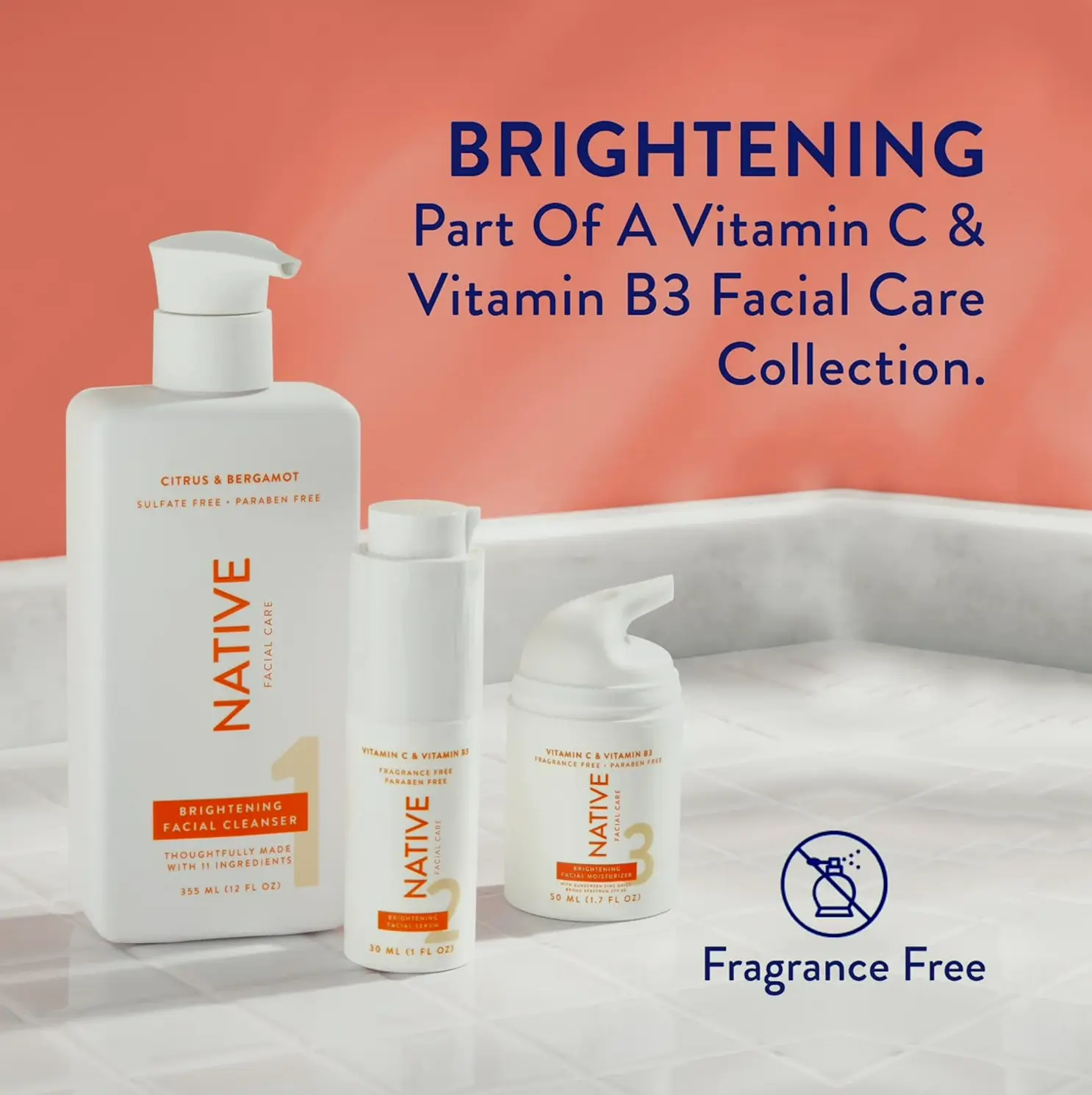 Native Illuminating Face Serum with Vit C & B3