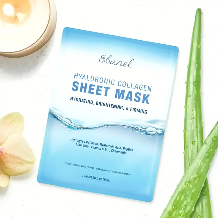 Ebanél 15 Pack Face Masks with Peptides