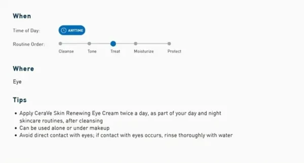 CeraVe's Eye Cream for Fine Lines | 0.5 oz
