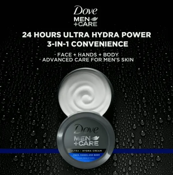 Dove Ultra Hydrating Moisturizer 5.07 Oz For Men