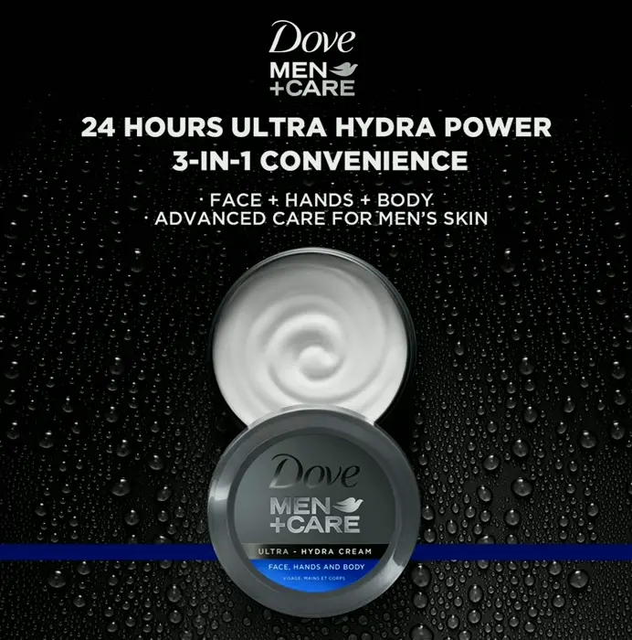 Dove Ultra Hydrating Moisturizer 5.07 Oz For Men