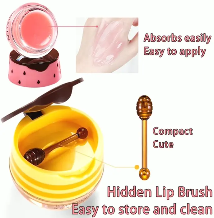 3 PCS Bee Lip Balm Set