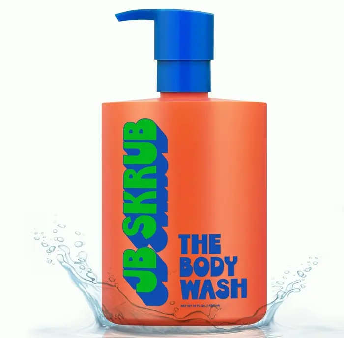 Children's Foaming Fruit-Scented Body Wash for Boys - Gentle Formula - 14 Oz