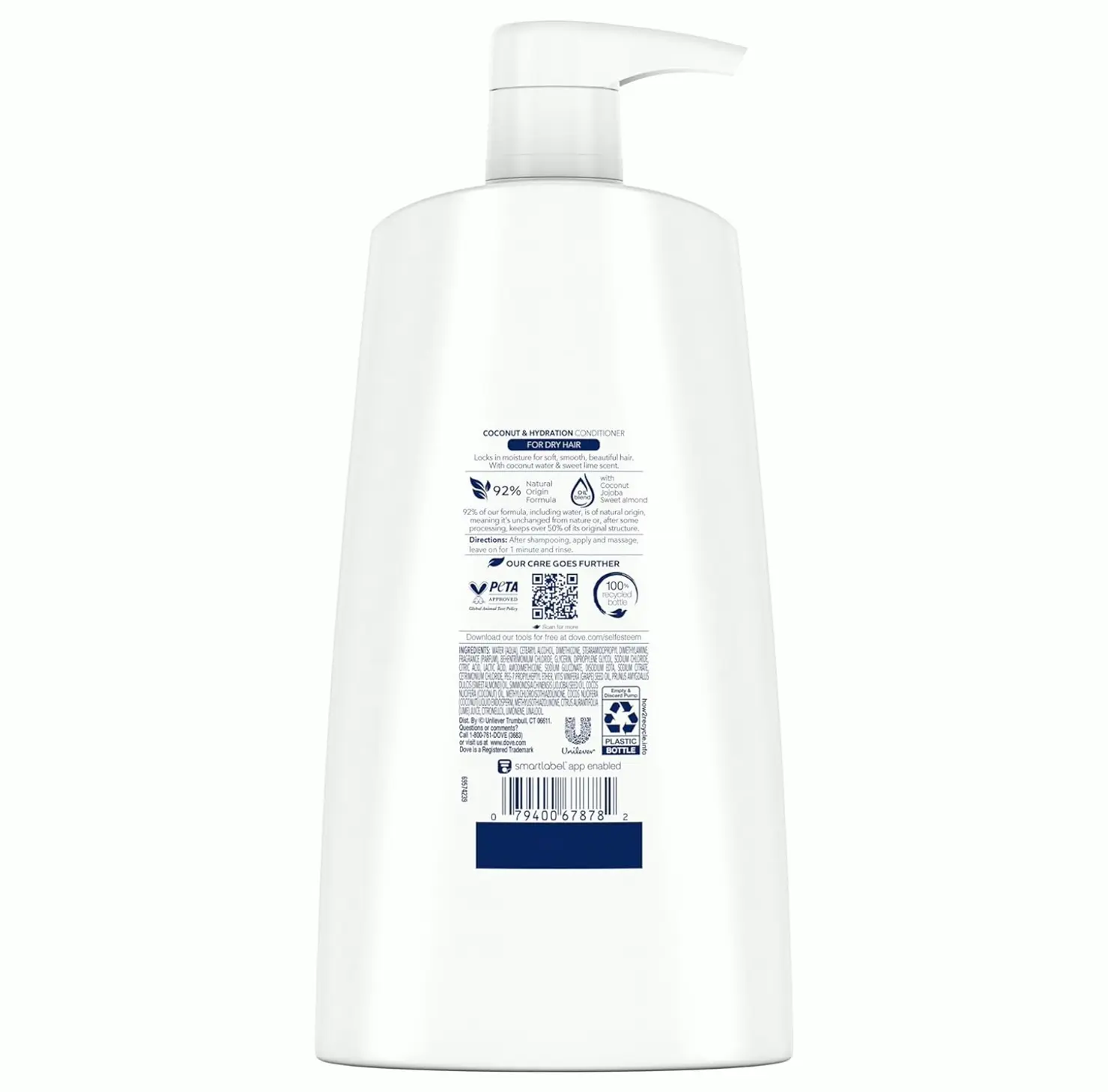 Dove's Ultra Nutrient-Rich Hydrator with Coconut & Jojoba Oil 25.4 oz