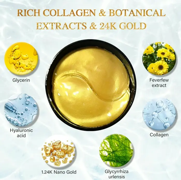 Gold Under Eye Mask for Dark Circles