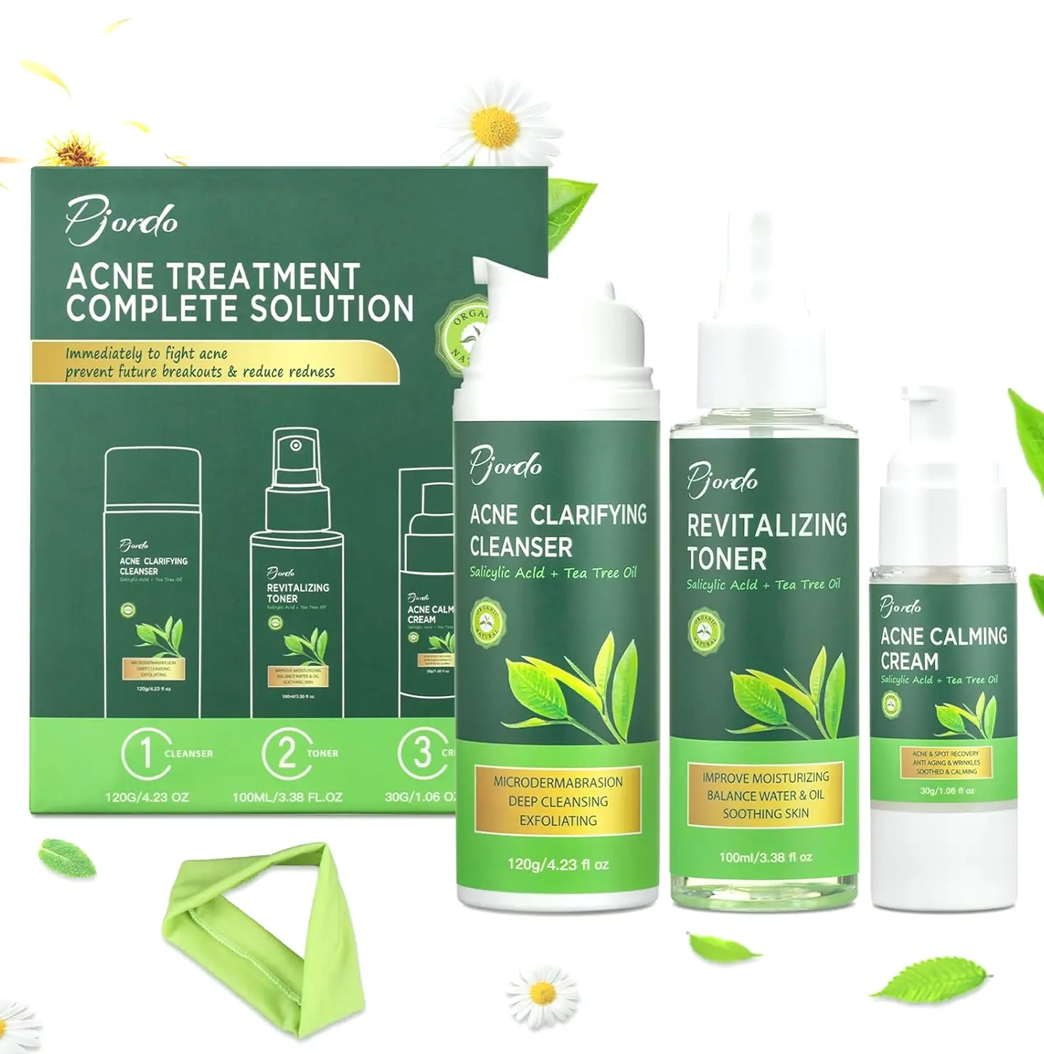 Pimple Care Kit with Wash, Refresher, Moisturizer