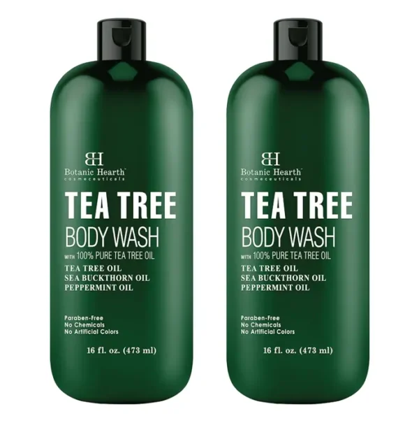 Herbal Tea Tree Body Wash, Soothes Irritation, Bundle