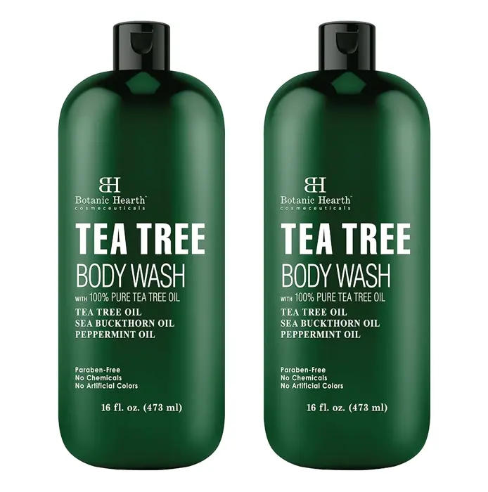 Herbal Tea Tree Body Wash, Soothes Irritation, Bundle