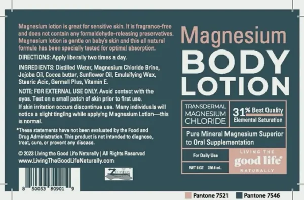 Organic Mineral Lotion - Handmade in the USA - Great for Sensitive Skin