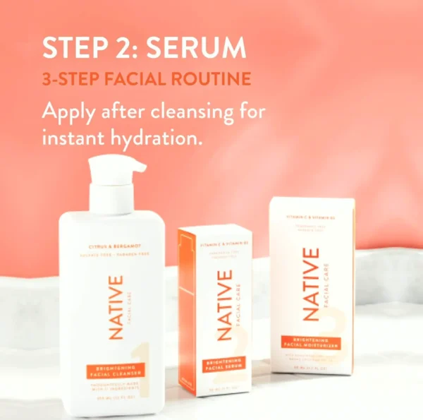 Native Illuminating Face Serum with Vit C & B3