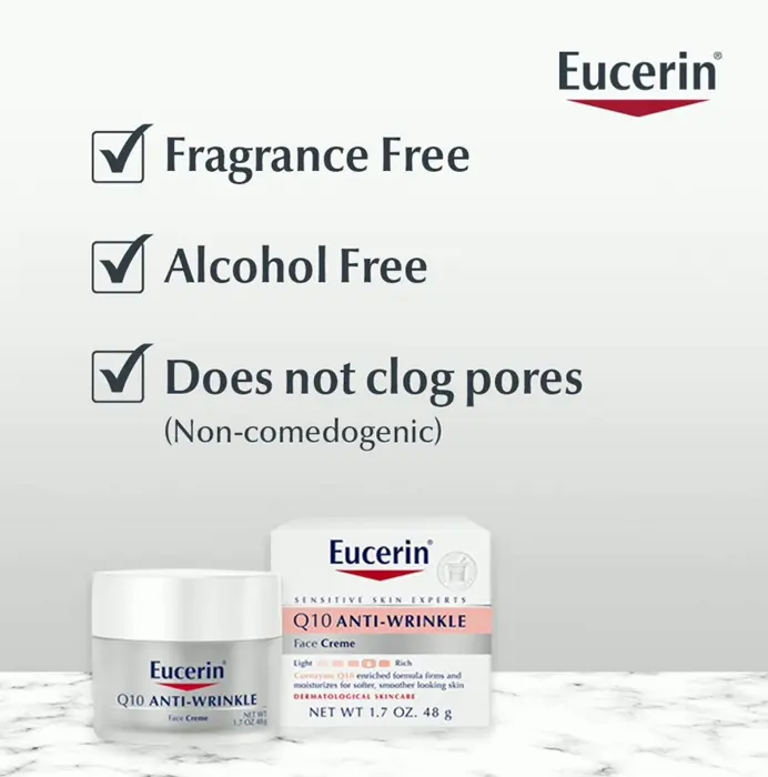 Eucerin's Coenzyme Q10 Anti-Aging Face Cream, 1.7 Oz