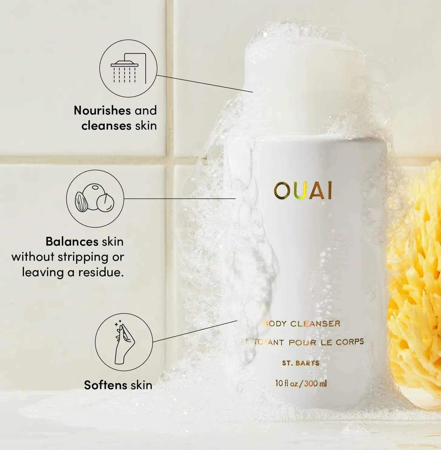 OUAI Body Cleanser – Nurture & Soften Skin