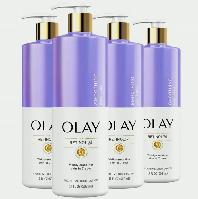 Smooth Body Lotion with Retinol, 17 oz (Pack of 4)
