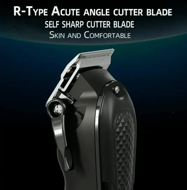 Professional Men's Hair Clippers - Wireless & Corded Barber Clippers for Hair Cutting & Beard Trimmer