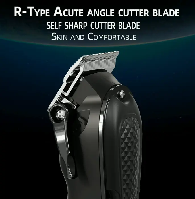 Professional Men's Hair Clippers - Wireless & Corded Barber Clippers for Hair Cutting & Beard Trimmer