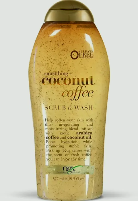 OGX's Smooth Coconut Coffee Body Exfoliant, 19.5 Fl Oz
