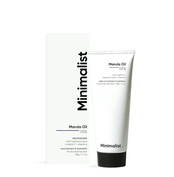 Minimalist 5% Marula Oil Face Moisturizer | Deep Hydration | 1.7 Oz