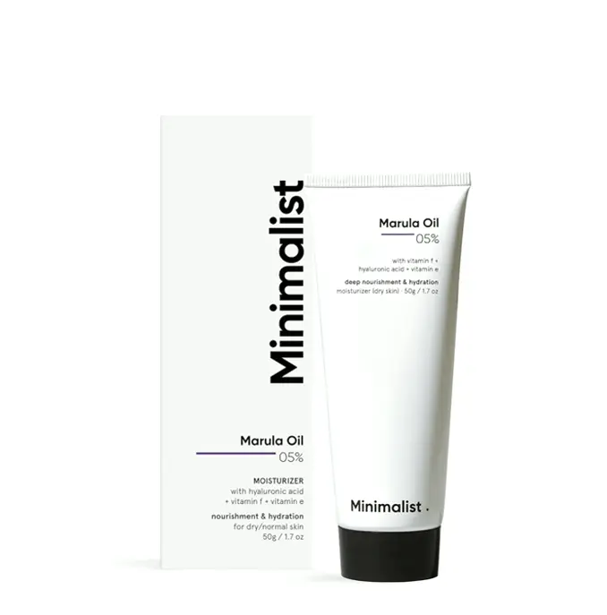 Minimalist 5% Marula Oil Face Moisturizer | Deep Hydration | 1.7 Oz