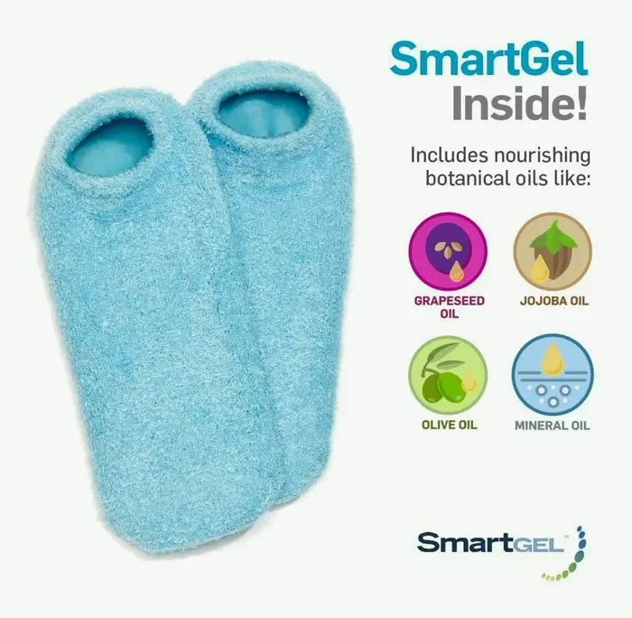 NatraCure Moisturizing Socks and Hand Covers Set for Dry Skin