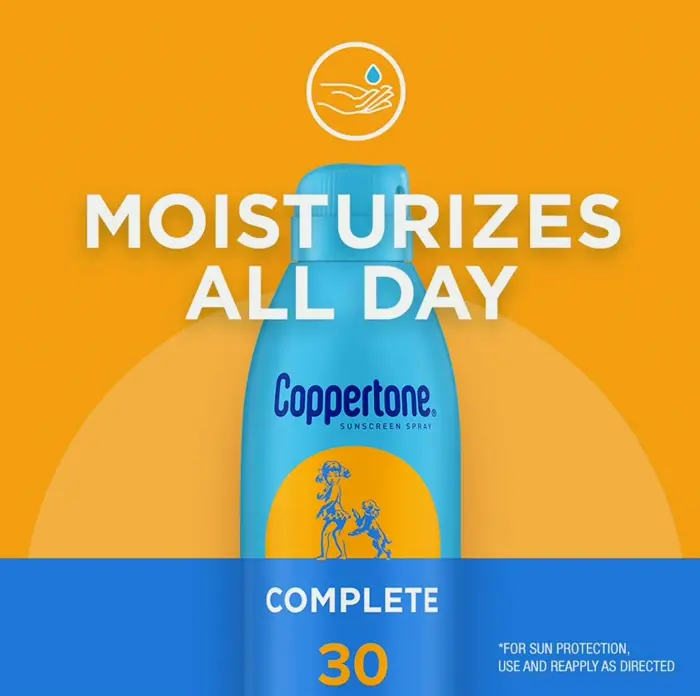 Coppertone SPF 30 Lightweight Sunblock Spray Pack