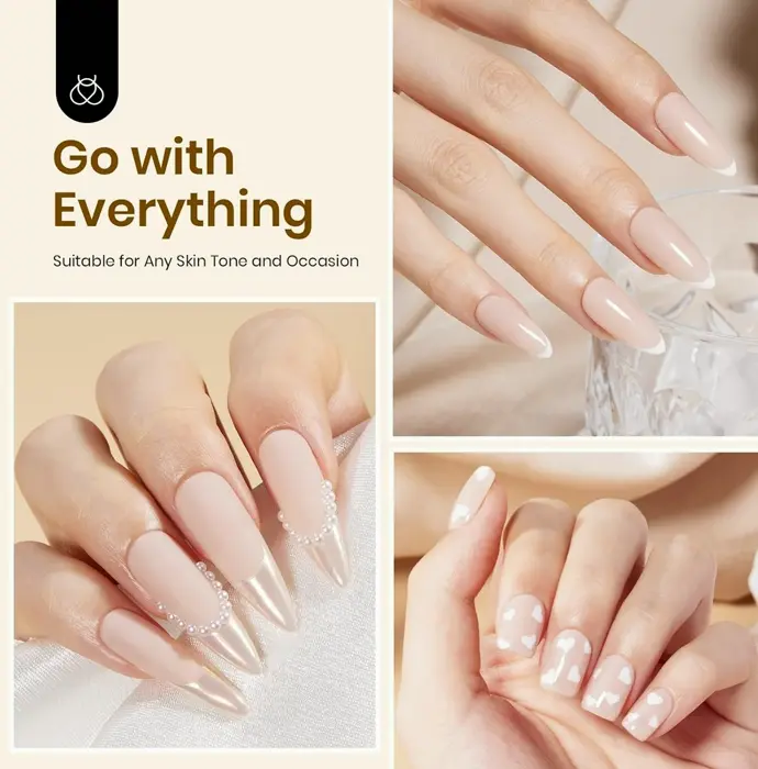 Nude Gel Polish Kit Including File