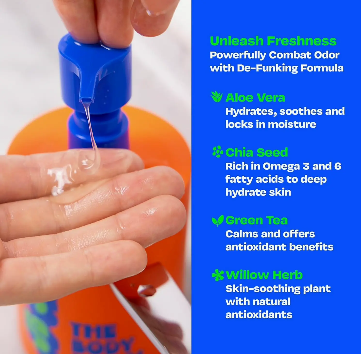 Children's Foaming Fruit-Scented Body Wash for Boys - Gentle Formula - 14 Oz