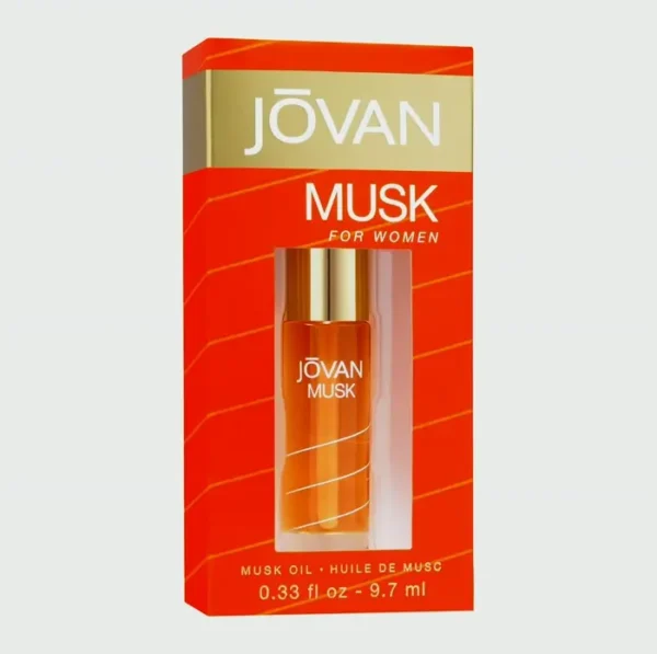 Jovan Musk Oil, Vegan Fragrance for Women, 0.33oz