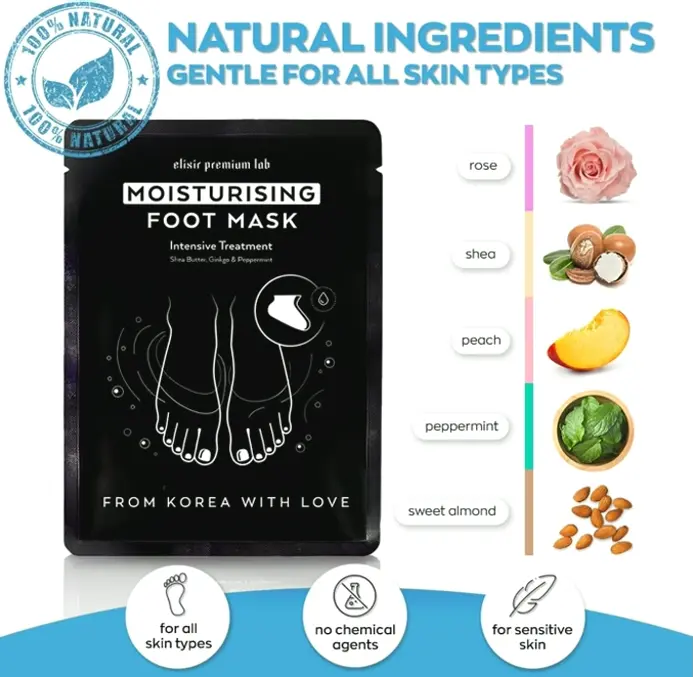 Moisturizing Foot Treatment for Dry Feet infused with Plant Extracts Single Pack