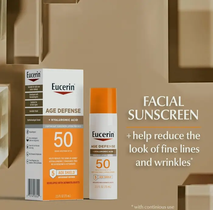 Euceris Sun Age Defense Sunscreen 50 Facial Cream