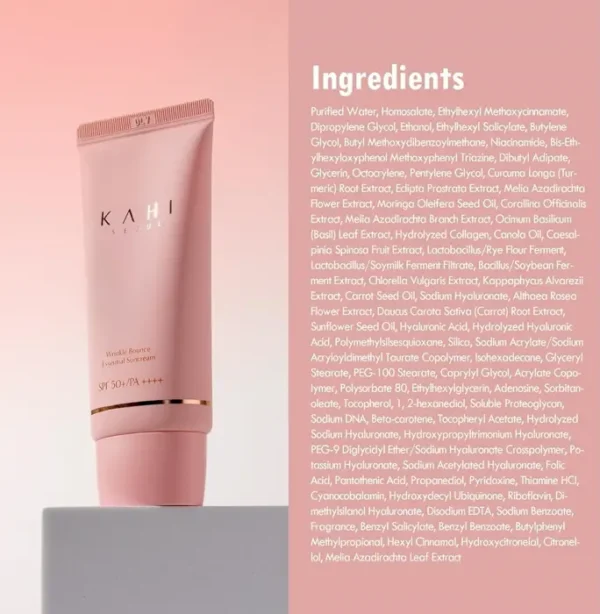 KAHI Wrinkle Bounce SPF 50 Sunblock Moisturizer