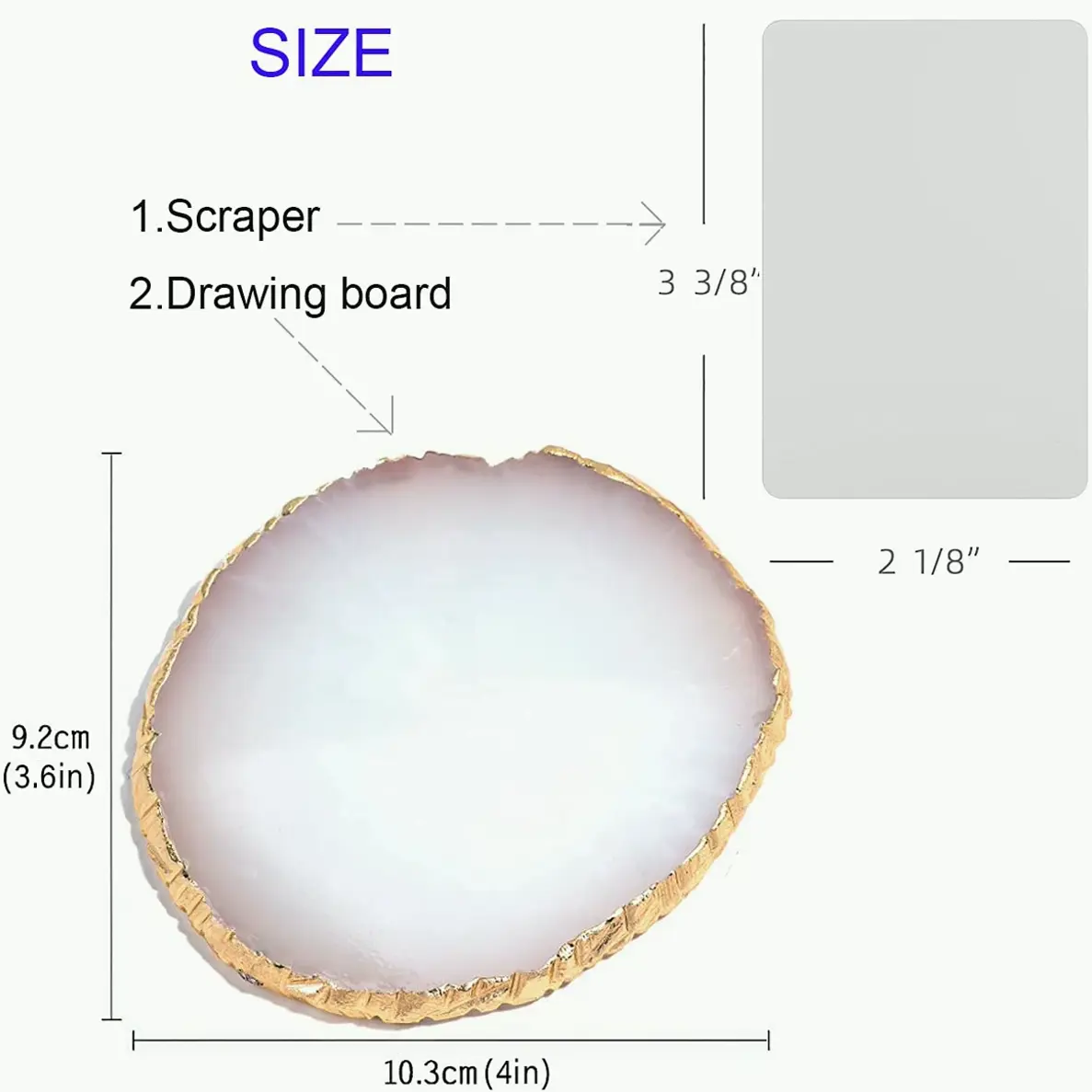Epoxy Nail Art Palette with Tools