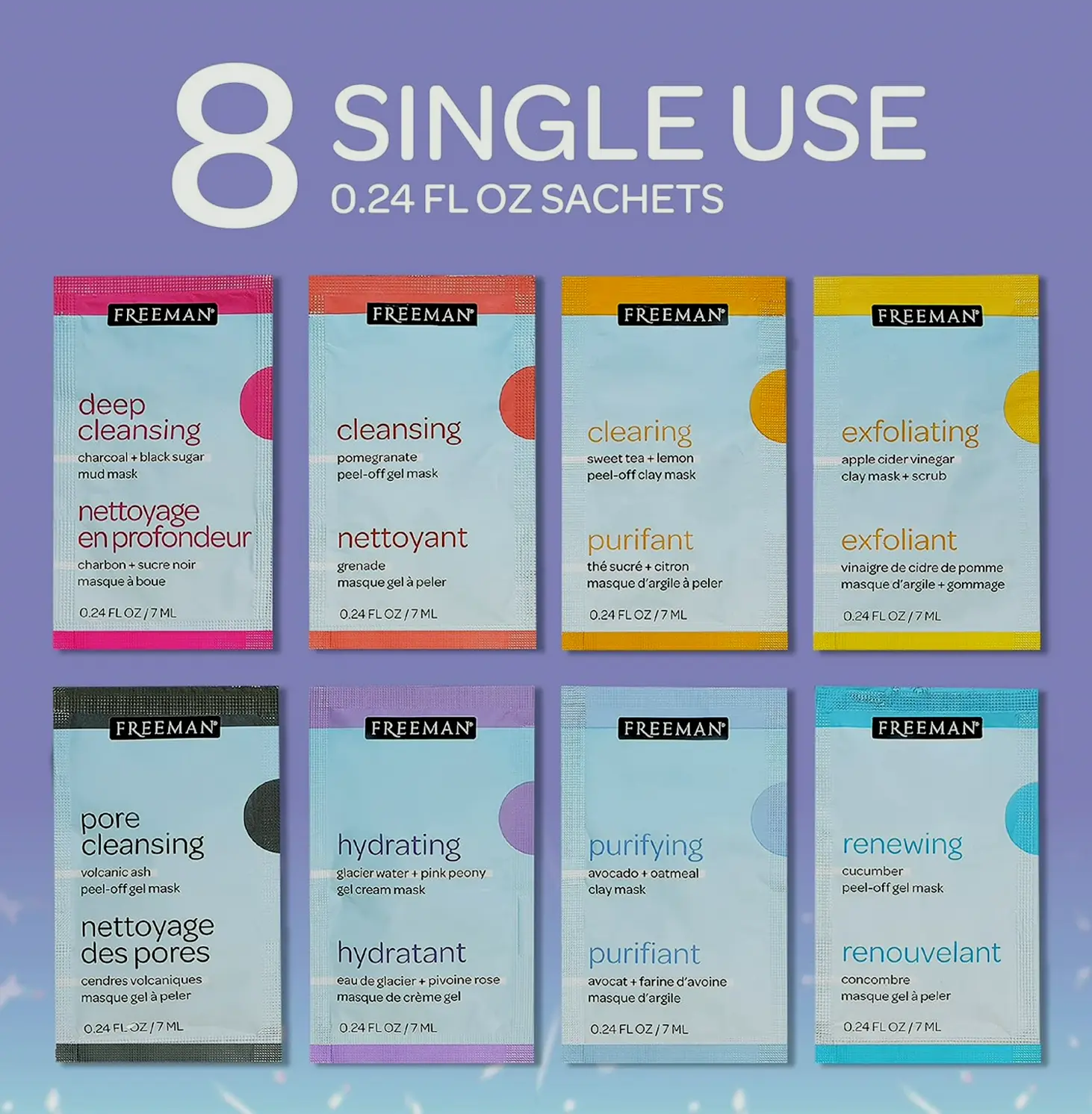 Freeman Limited Edition Facial Mask Kit, 12-Piece Skincare Set