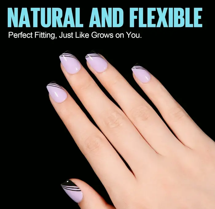TOMICCA Brand Extra Short Coffin Nail Extensions - 450Pcs Full Cover, Durable Gel