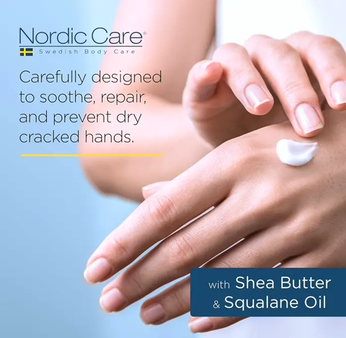 Nordic Care Skin Lotion, 6 oz. | Shea Butter Skin Cream for Dry Hands