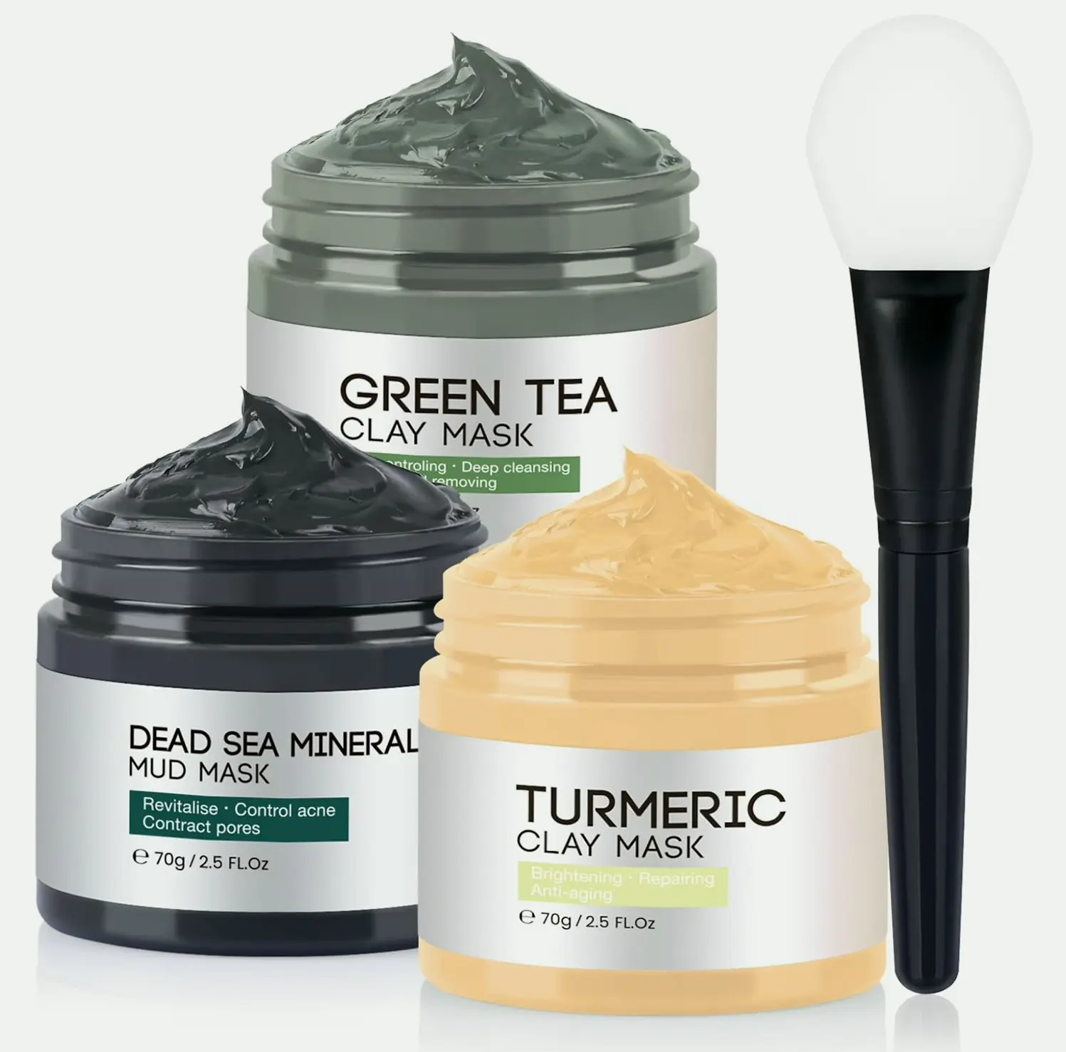 Facial Mask for Skincare - Tumeric Vitamin C Mud Mask Collection