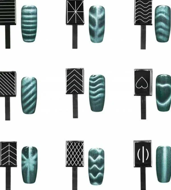 11-Pc Magnetic Nail-Art Tool Set