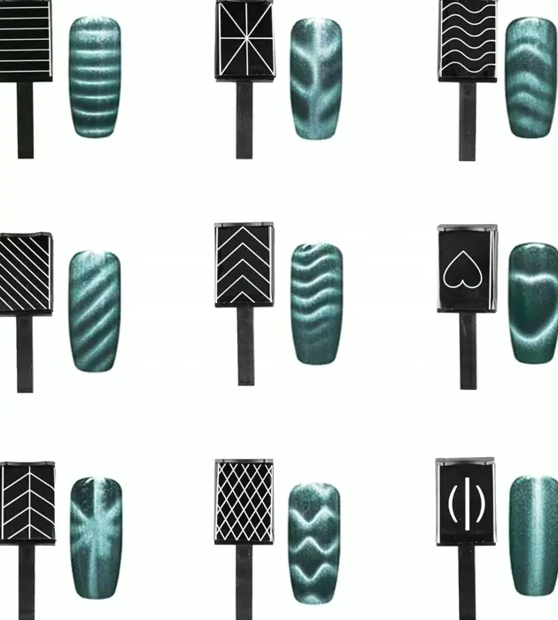 11-Pc Magnetic Nail-Art Tool Set