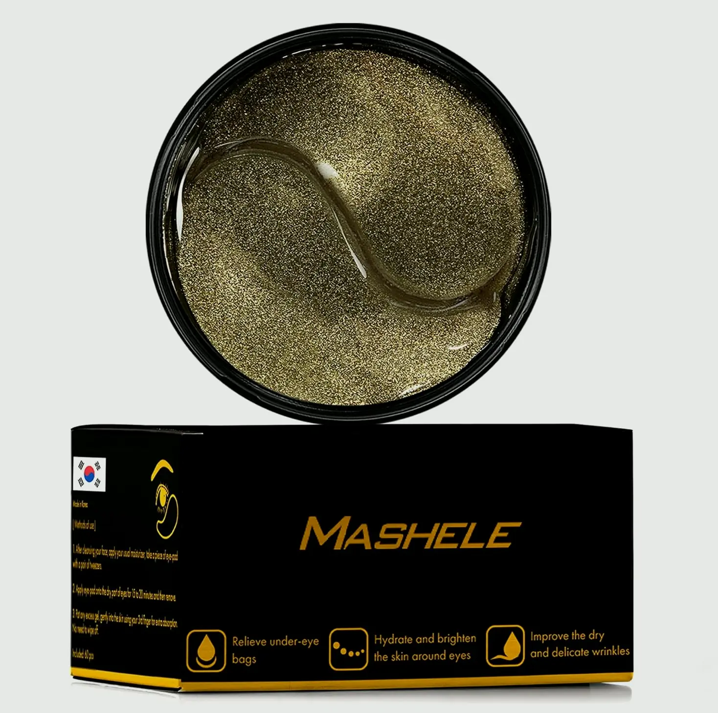 Korean Gold Under Eye Patches (60pcs)